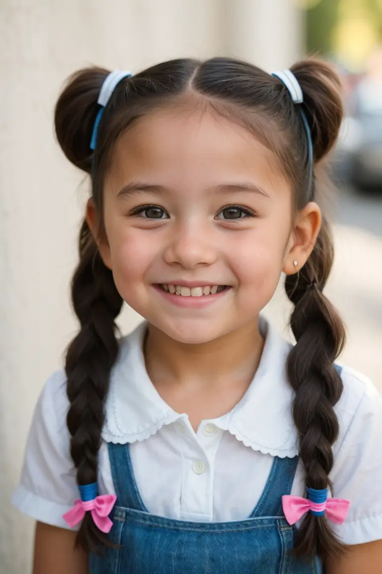 20 Cute & Easy Little Girl Hairstyles