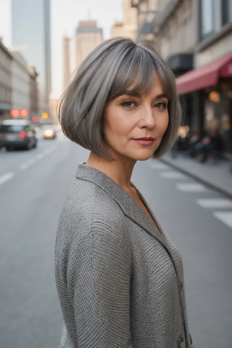 short haircuts for older women