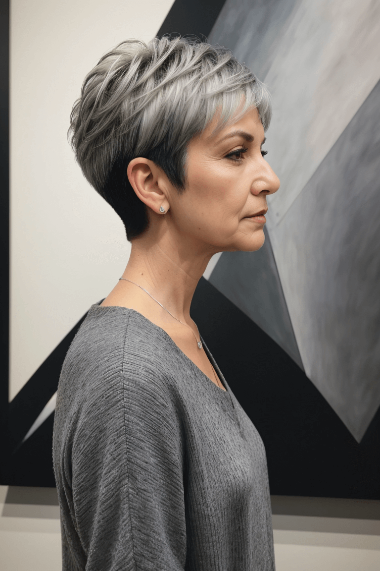 short haircuts for older women