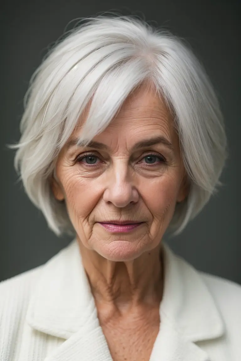 short haircuts for older women