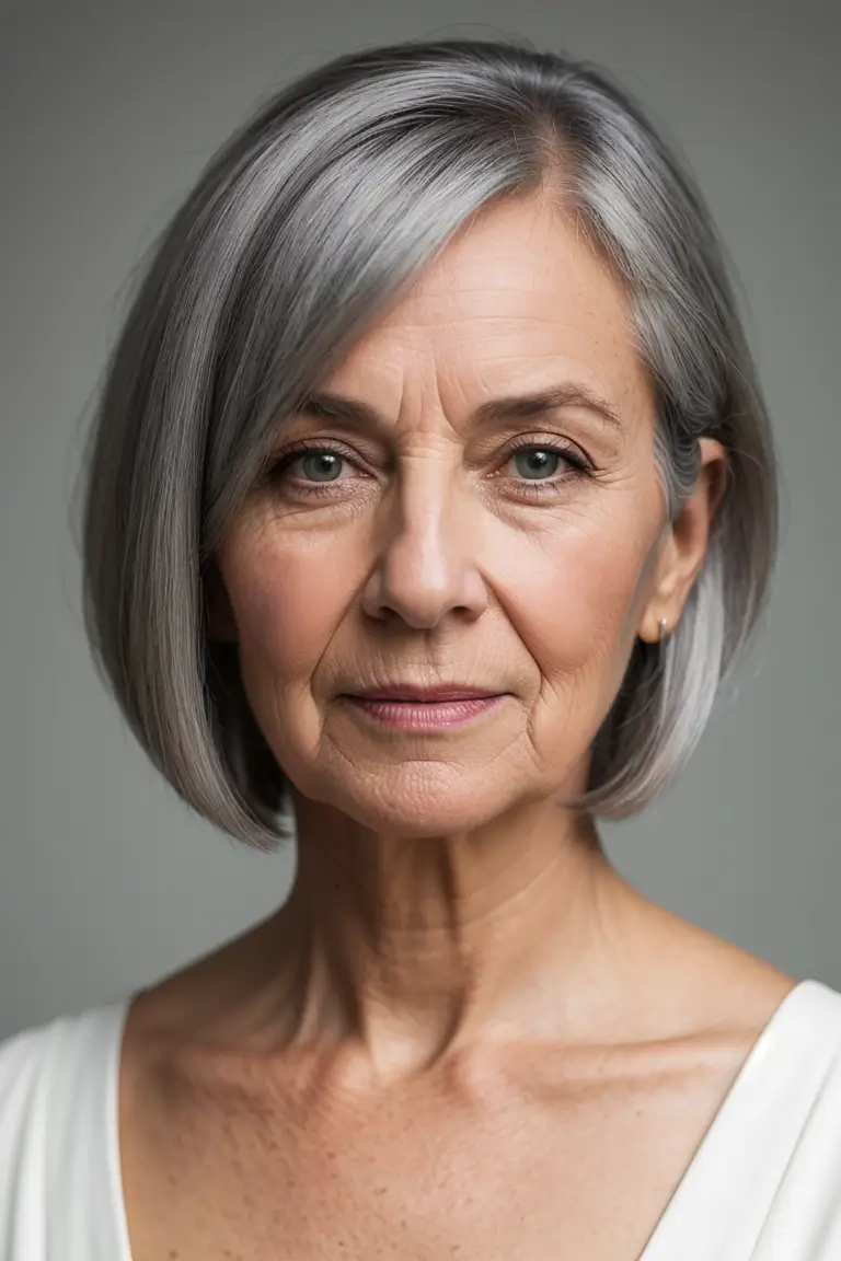 short haircuts for older women